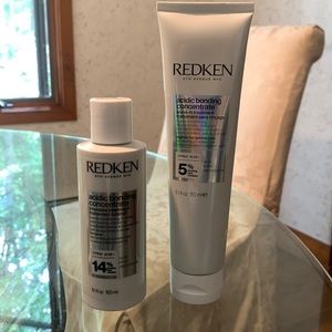 Redken acidic bonding concentrate leave in conditioner+intensive treatment mask